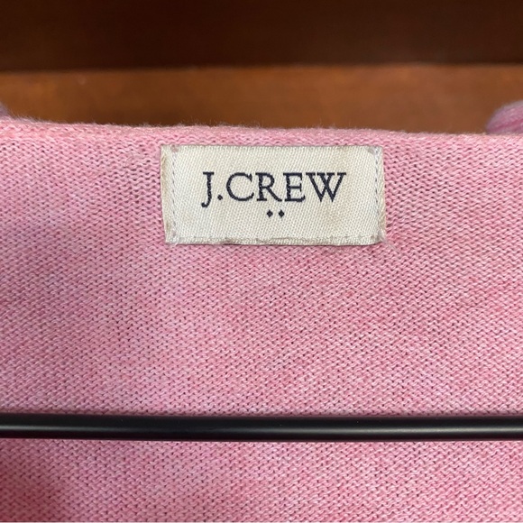 J. Crew Pink Ruffle Sweater - Picture 4 of 4